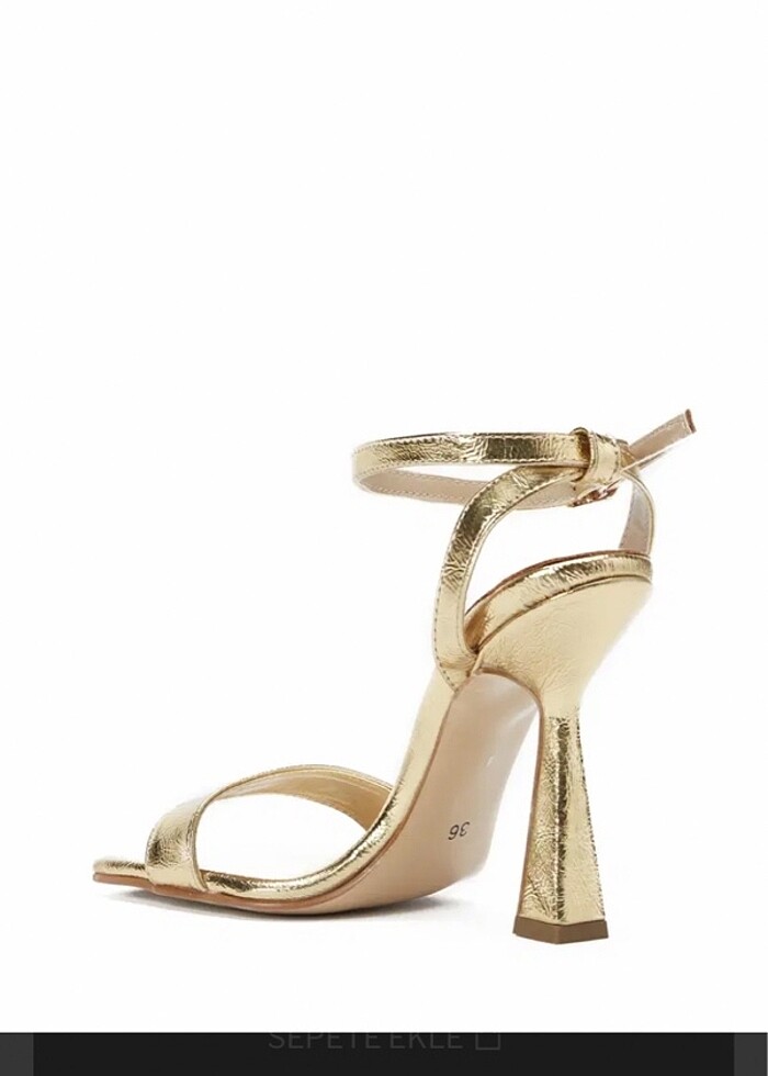 Adil ışık gold tek bantlı ayakkabı - Görsel 3