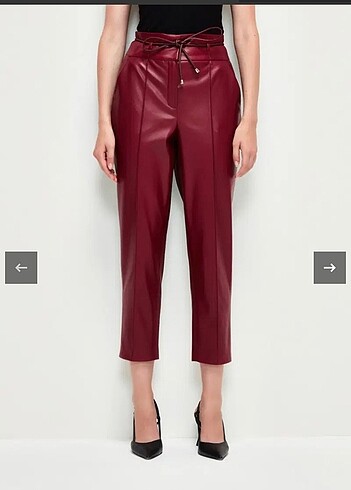 Adil Işık Adil ışık deri pantalon