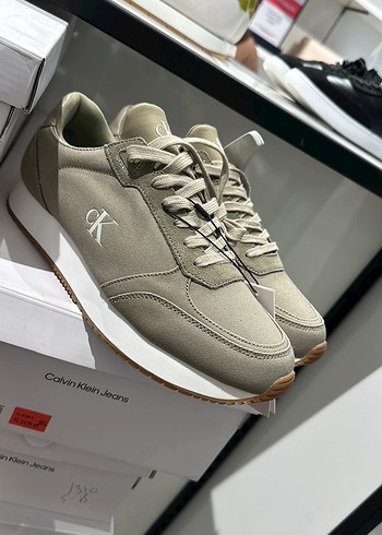 Bej Kadın Calvin Klein Wedge Sneaker
