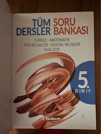 Tudem soru bankası 5.sınıf. Din kitabı