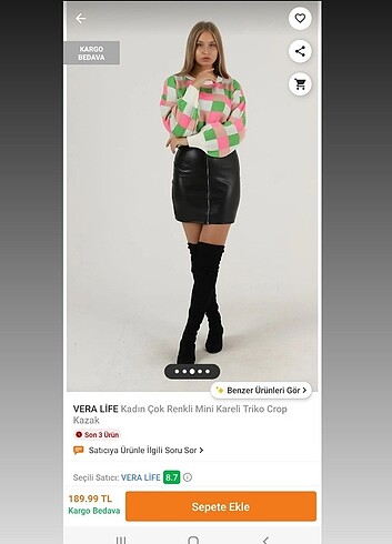 Koton Kareli crop kazak