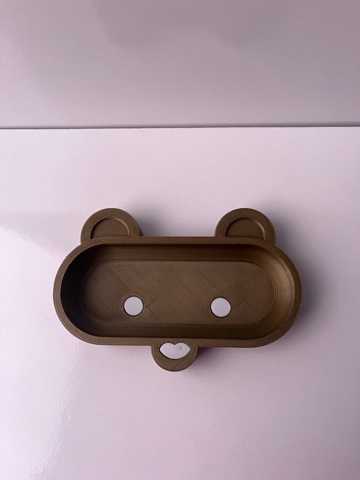 Ayıcık Gözlük Kutusu  Masa Üstü Gözlük Standı - Görsel 4