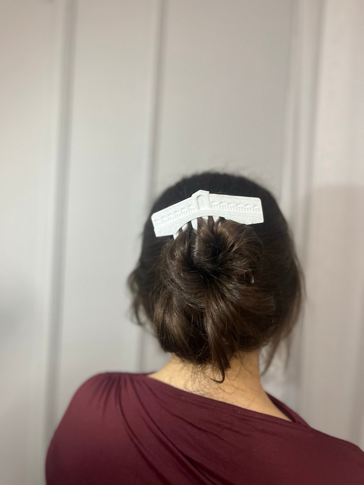 Mimari Tasarımlı Saç Tokası  Rialto - Görsel 2