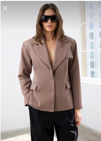 Zara Kahve Vizon Blazer