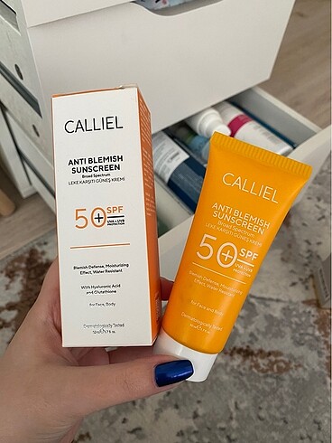 calliel güneş kremi leke karşıtı