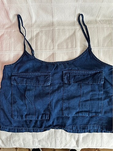 Pull & Bear denim jean crop