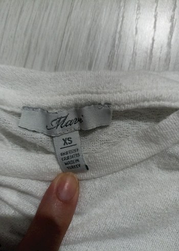 xs Beden gri Renk Mavi Bluz Tişört