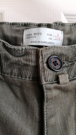 9 Yaş Beden Zara erkek çocuk kot pantolon 