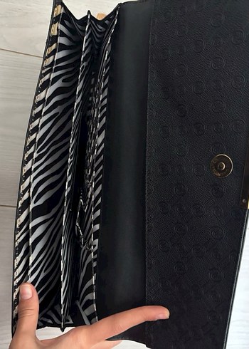 Vakko Siyah Kadın Portföy Çanta Clutch - Görsel 3