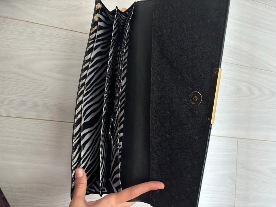 Vakko Siyah Kadın Portföy Çanta Clutch - Görsel 3