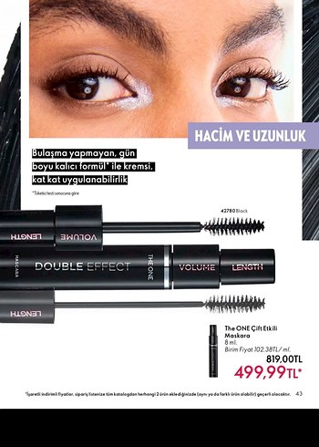 Oriflame The One Siyah Maskara - Görsel 3