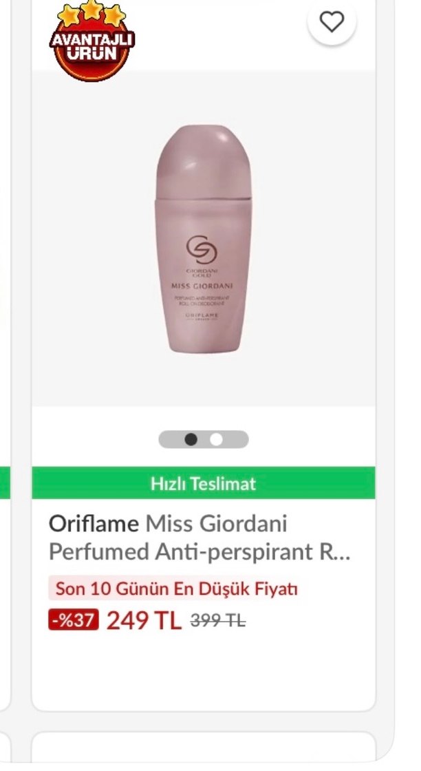 Oriflame Miss Giordani Roll-On Deodorant Kadın - Görsel 3