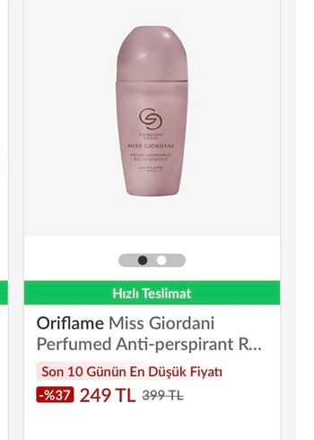 Oriflame Miss Giordani Roll-On Deodorant Kadın - Görsel 3