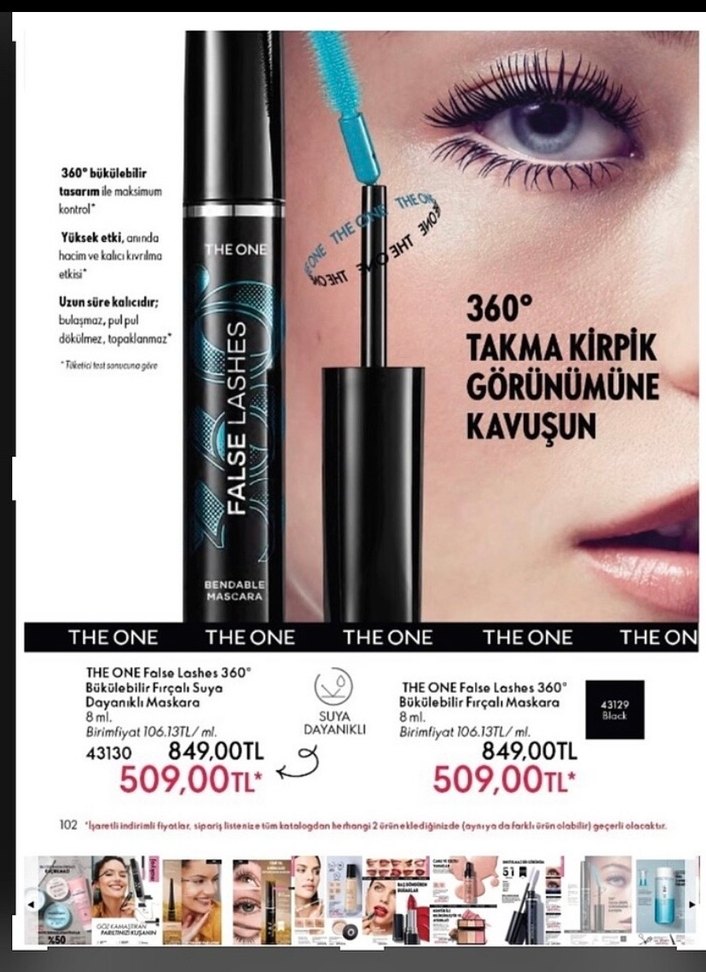Oriflame The One siyah Maskara - Görsel 2