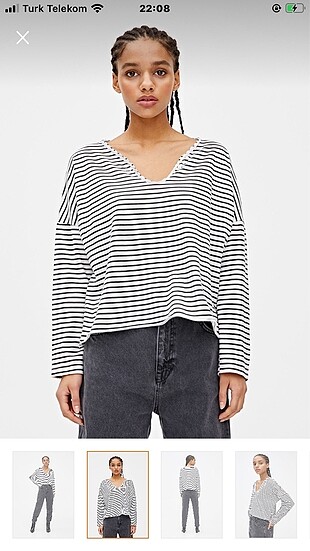 Pull&bear uzun kollu tshirt