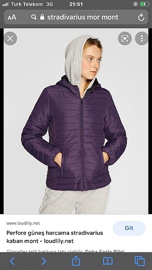 l Beden stradivarius şişme mont