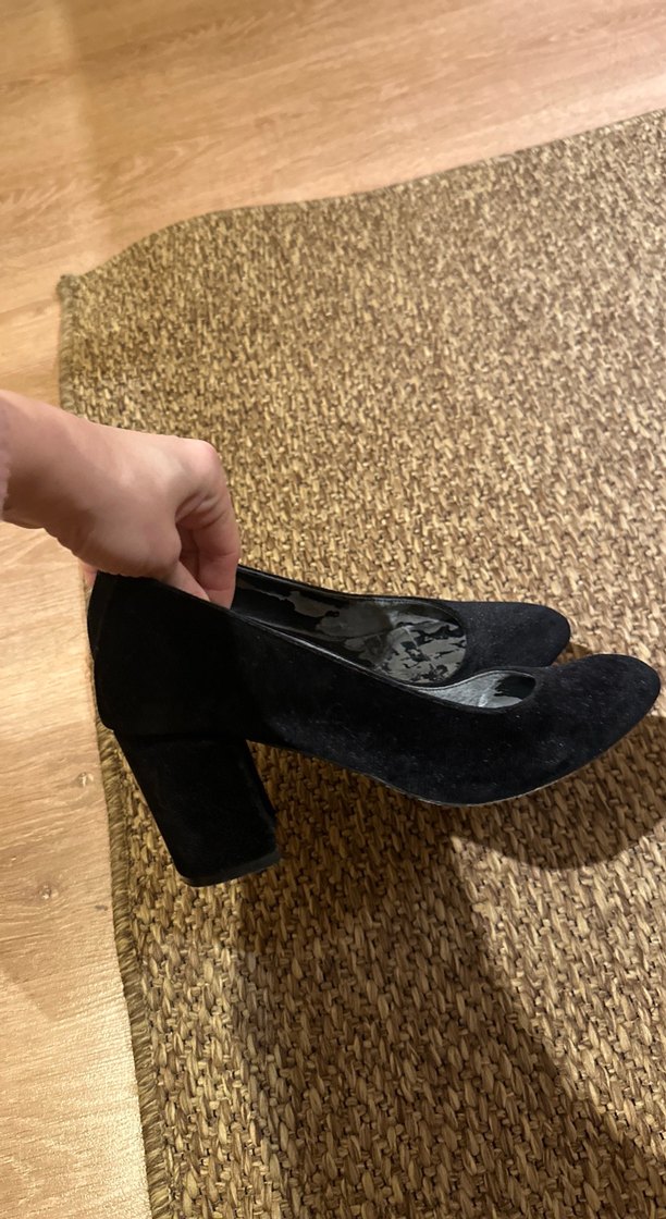 Siyah Kadın Topuklu Klasik Stiletto - Görsel 5