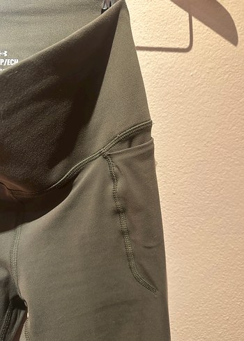 Kemer Detaylı Haki Spor Tayt - Görsel 2