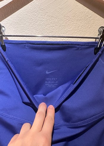 Lacivert Drapeli Kadın Tayt - Görsel 2