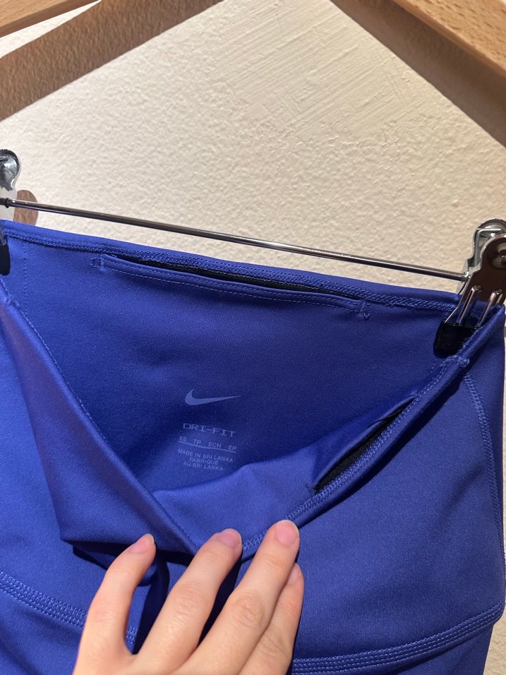 Lacivert Drapeli Kadın Tayt - Görsel 3