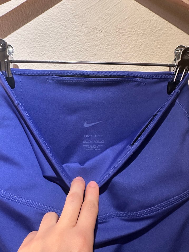 Lacivert Drapeli Kadın Tayt - Görsel 2