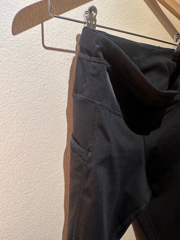 Fermuarlı Siyah Spor Kadın Tayt - Görsel 4