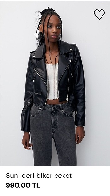 pull and bear deri ceket