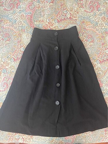 vintage siyah etek