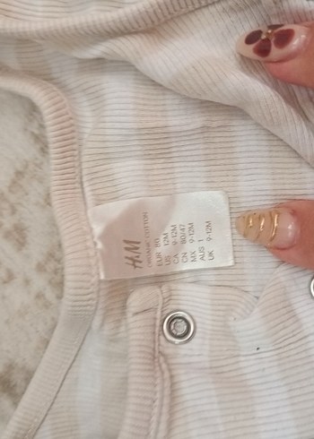 Bej Renkli Çizgili Yastık Kılıfı 6 aylık - Görsel 3