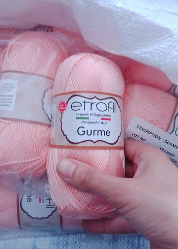 Etrofil gurme Pastel Yavruagzi El İşi İpi