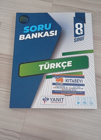 Türkçe 8.sinif soru bankası yanıt yayınları 