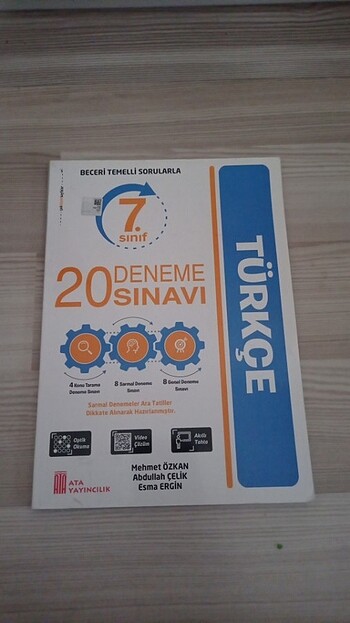 Türkçe 7.sinif deneme kitabı Ata yayıncılık 
