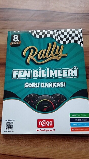 8. Sınıf fen bilimleri soru bankası nego yayınları