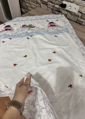 Nakışlı Pastel Renkli Çocuk Battaniyesi - Görsel 4