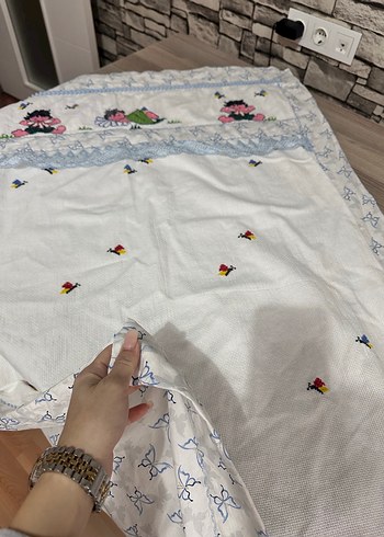 Nakışlı Pastel Renkli Çocuk Battaniyesi - Görsel 7