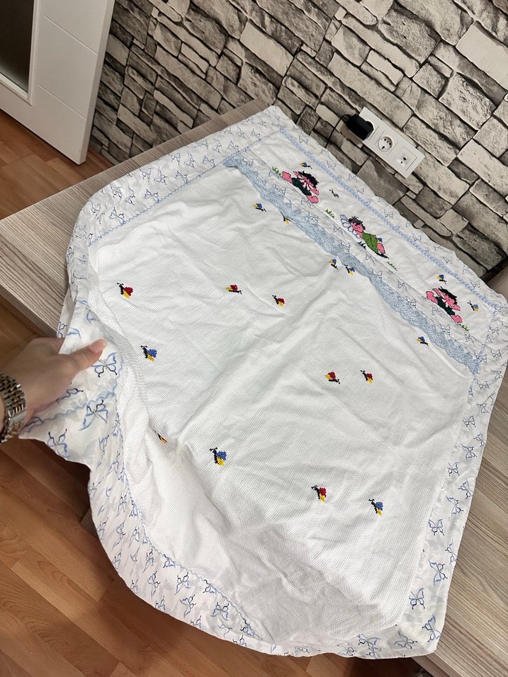 Nakışlı Pastel Renkli Çocuk Battaniyesi - Görsel 2