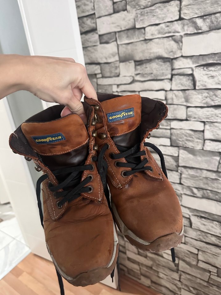 Kahverengi Deri Tokalı Erkek Bot - Görsel 5