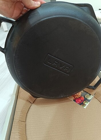Lav Lava döküm Tava 