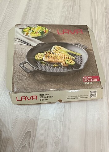 Lava döküm Tava 