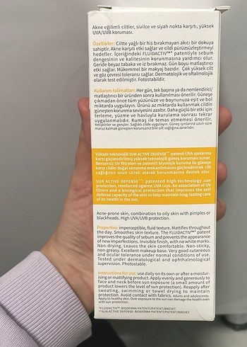 Bioderma Photoderm AKN Mat SPF 30 Mattifying Fluid 150 ml - Görsel 2