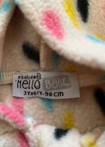 Renkli Polar Bebek Tulum - Görsel 3