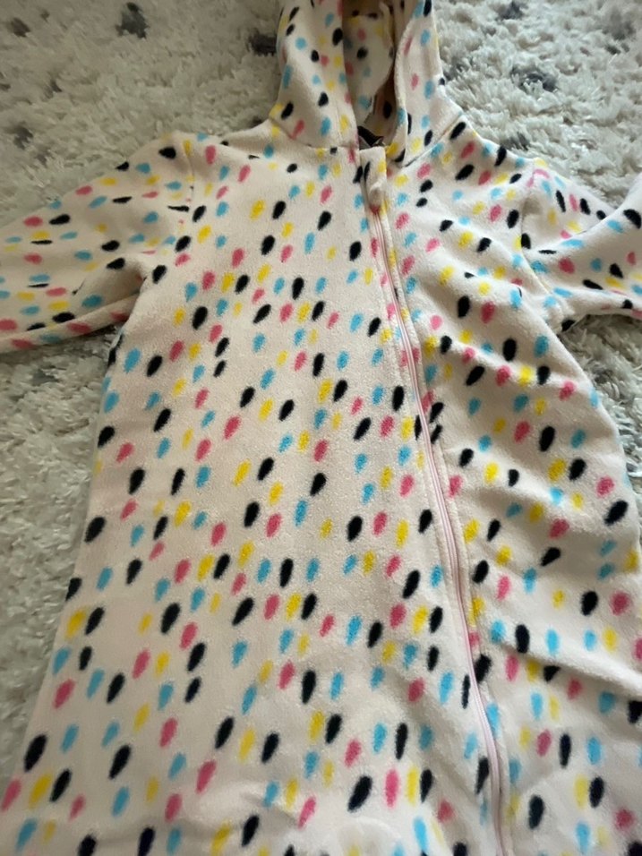 Renkli Polar Bebek Tulum - Görsel 2