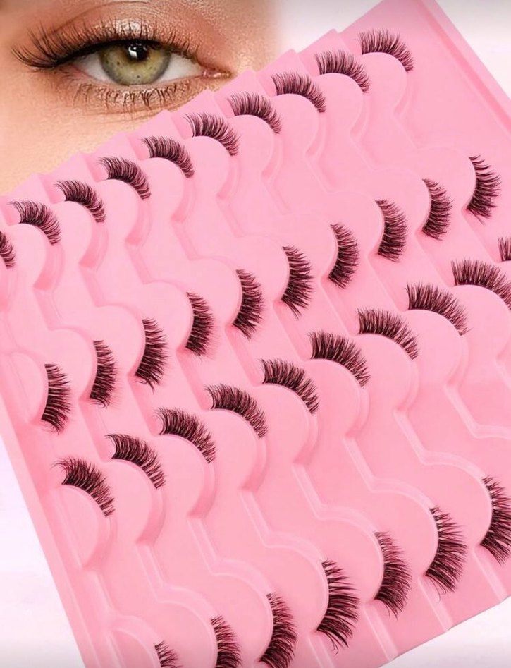 Yarım takma kirpik 20 çift - Görsel 2