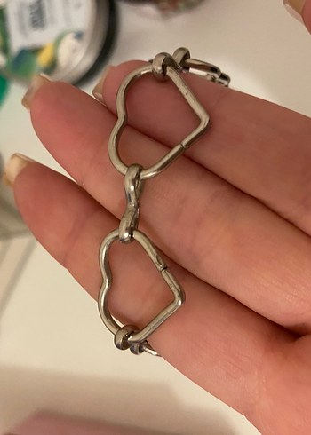 Kalp Detaylı Zincir Kemer - Görsel 3