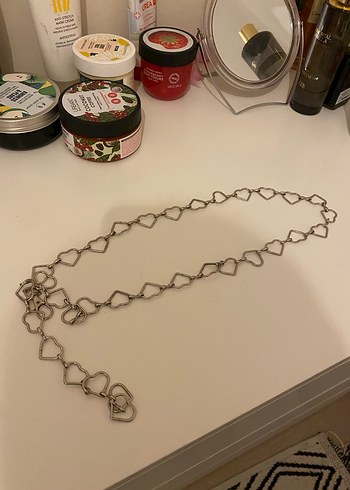 Kalp Detaylı Zincir Kemer - Görsel 2