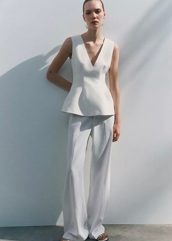 Zara zw collectiob peplum top
