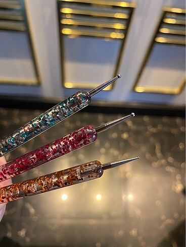 3lü nail art kalemi - Görsel 2