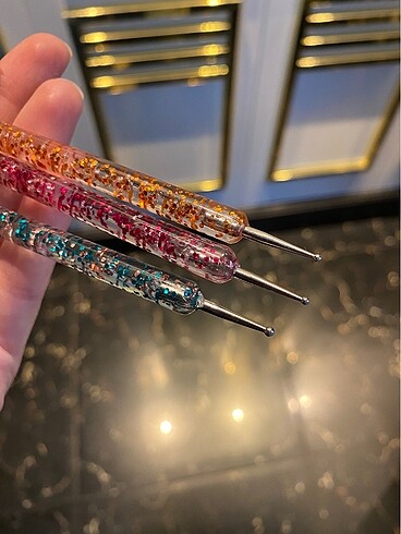 3lü nail art kalemi - Görsel 3