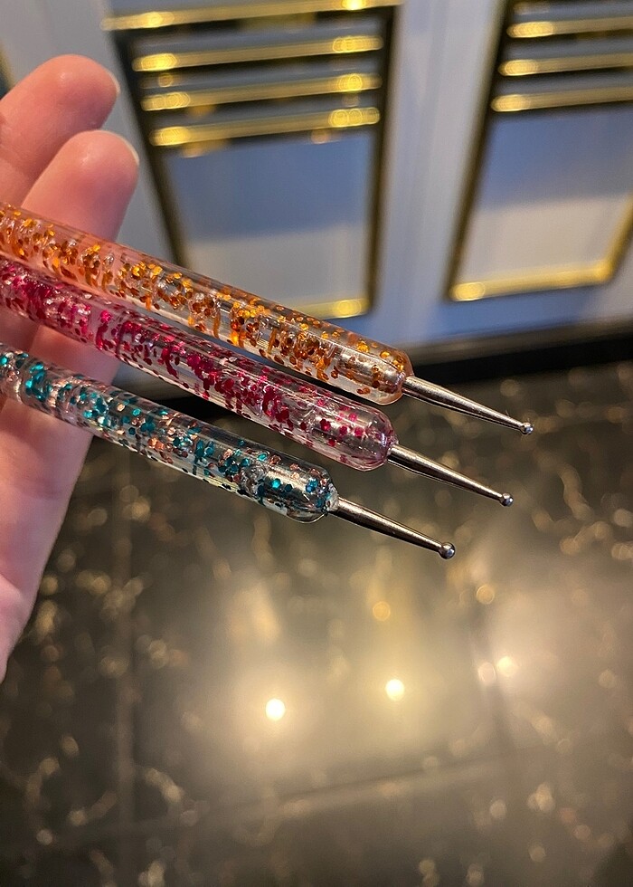 3lü nail art kalemi - Görsel 3