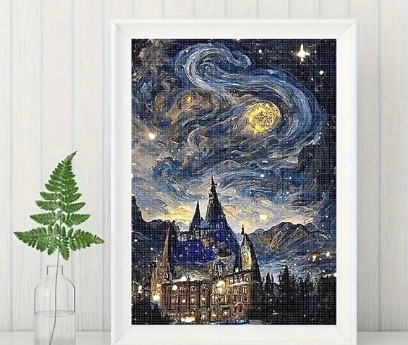 Hogwarts mozaik taş yapıştırma
